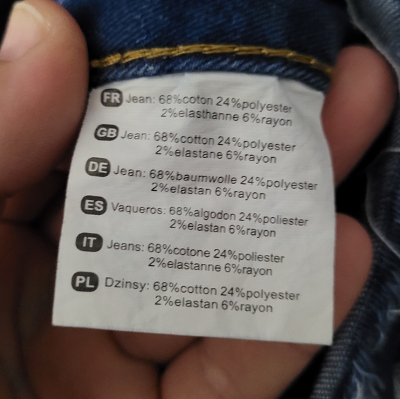 ORIGINAL DENIM | sleeveless button up distressed stretch denim jean coveralls - Picture 3 of 4